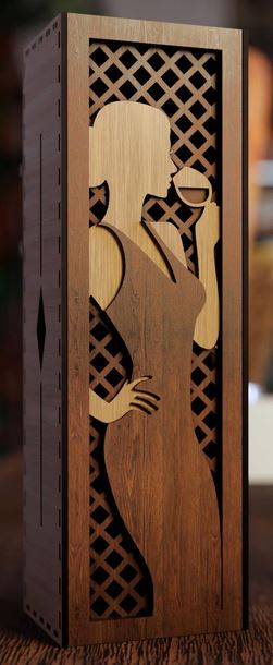 Wine or Liquor Bottle Gift Box