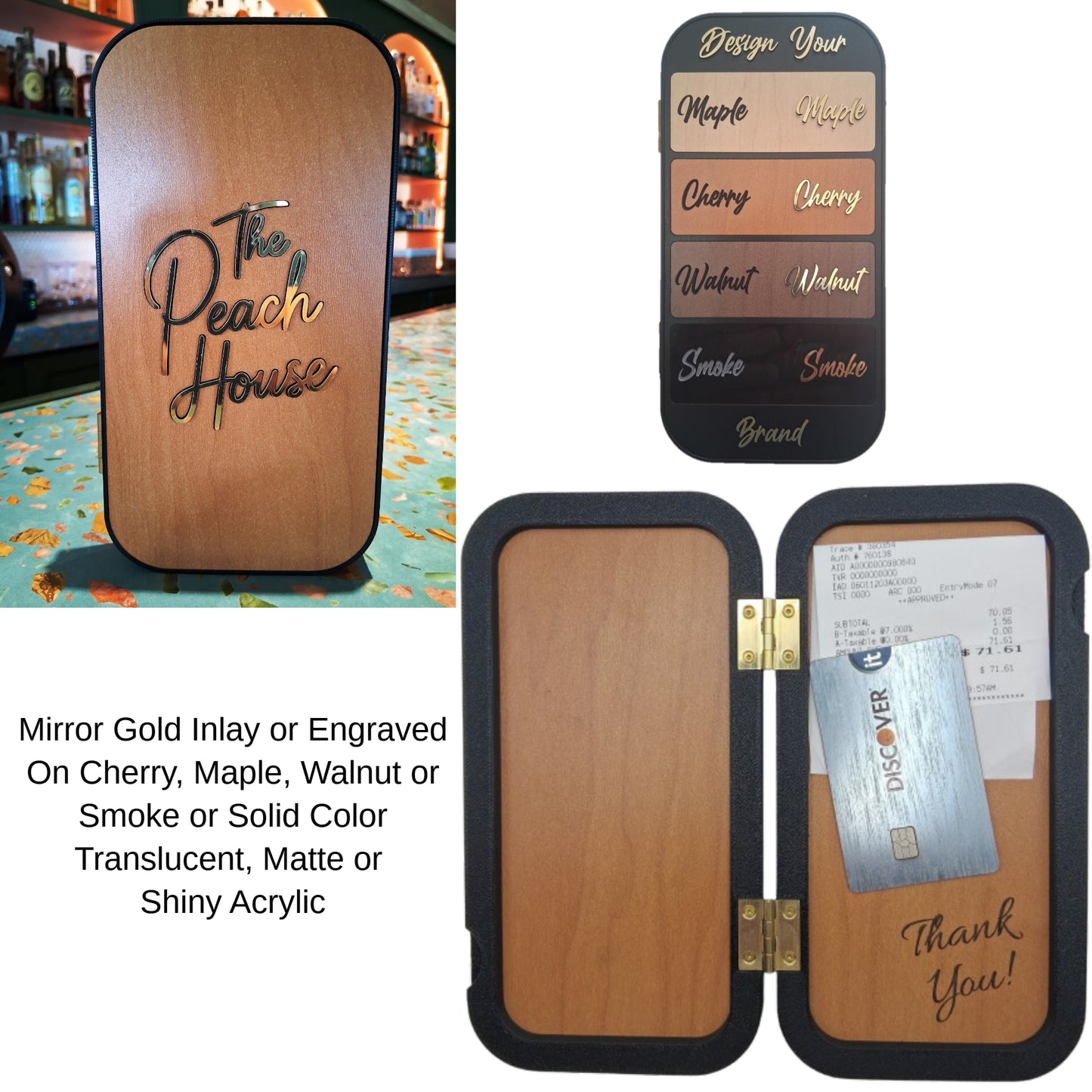 Premium Restaurant Check & Bill Presenters